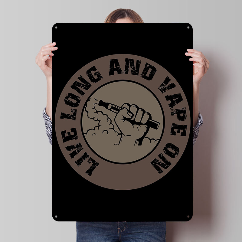 Desk Setup Poster - Desain Vape untuk Poster Tinplate Ecig