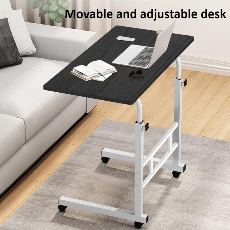 Desk Setup Ideas - Meja samping tempat tidur, dengan roda