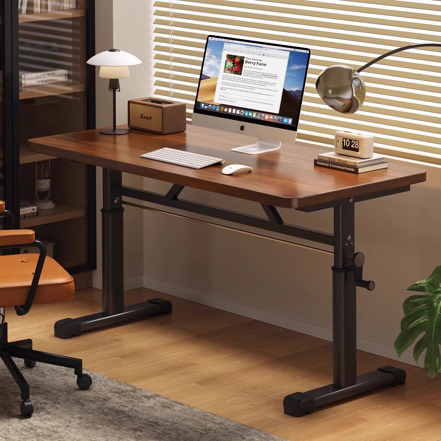 Desk Setup Ideas - Meja Komputer Modern Sederhana dengan Ketinggian