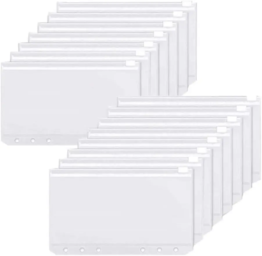 Ring Binder Box - Binder kantong A6 6 lubang ritsleting,