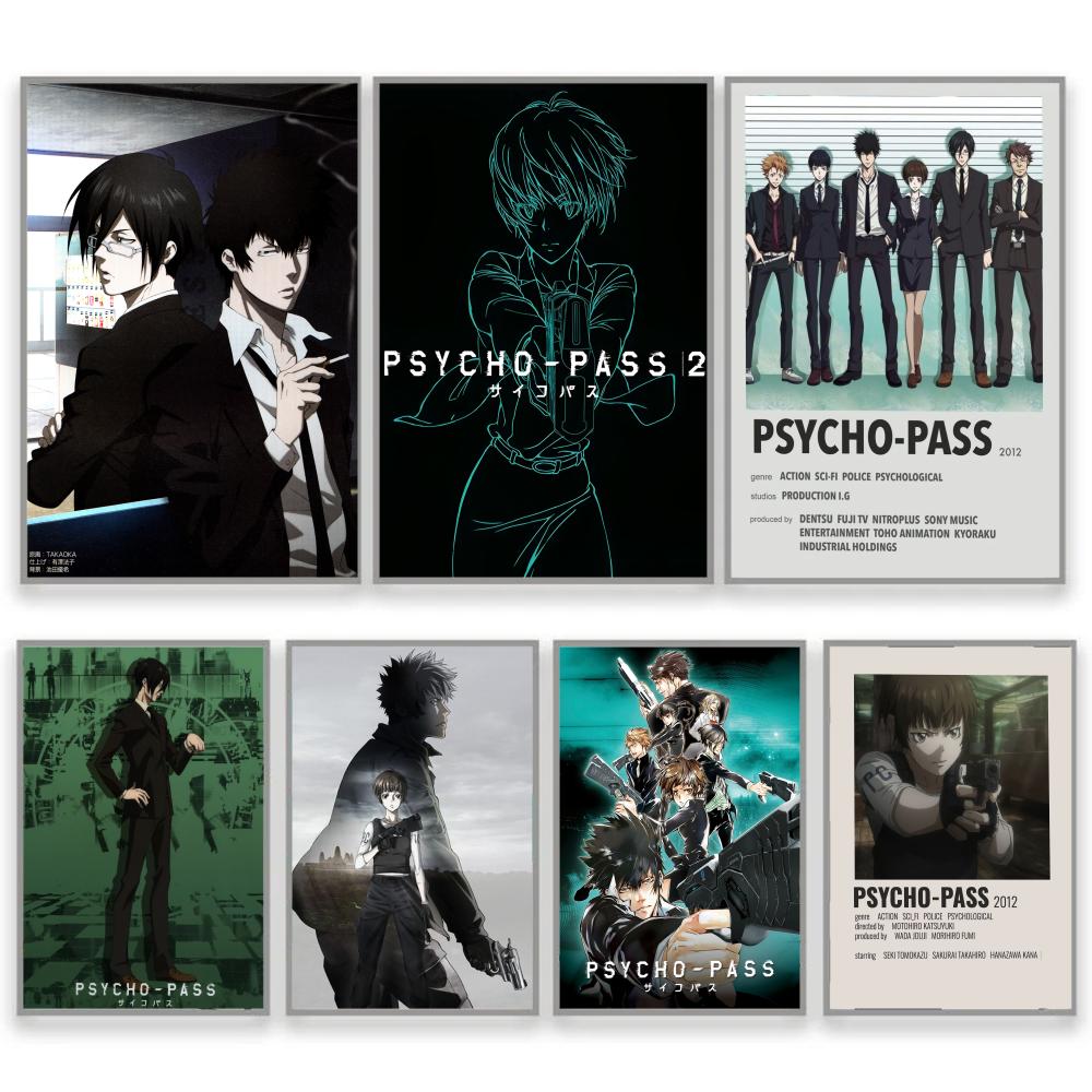 Desk Setup Poster - Aksesori Pengaturan Meja Animasi P-Psycho-Pass Poster