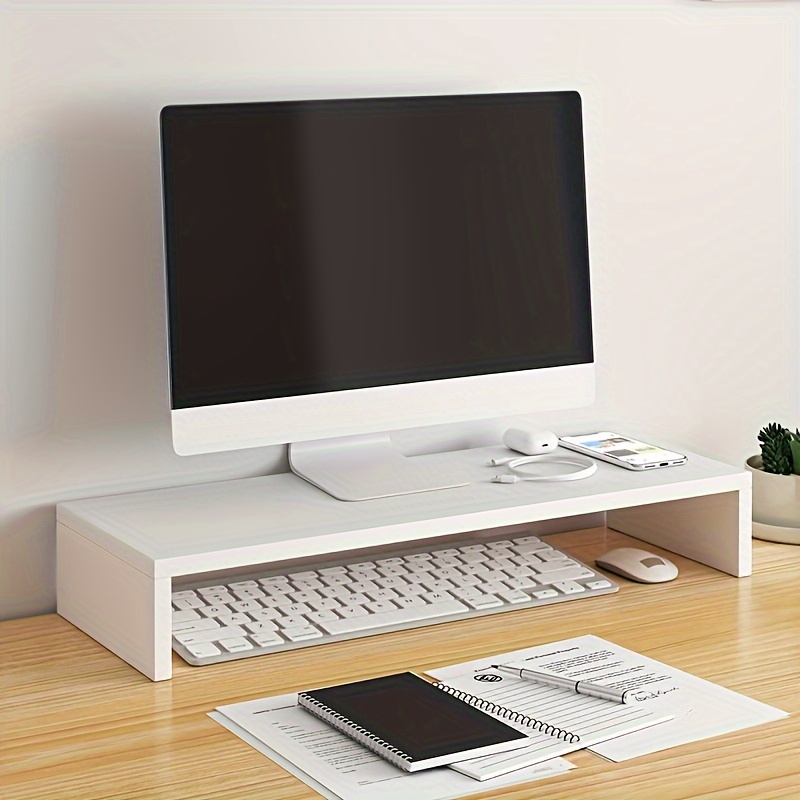 Monitor Riser Wood - Dudukan Monitor Kayu Luas Mengangkat Riser