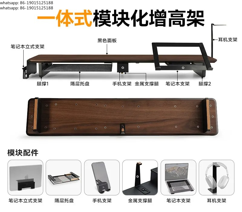 Z3 Modular Monitor Stand Riser - Monitor Riser Wood ulasan dan harga