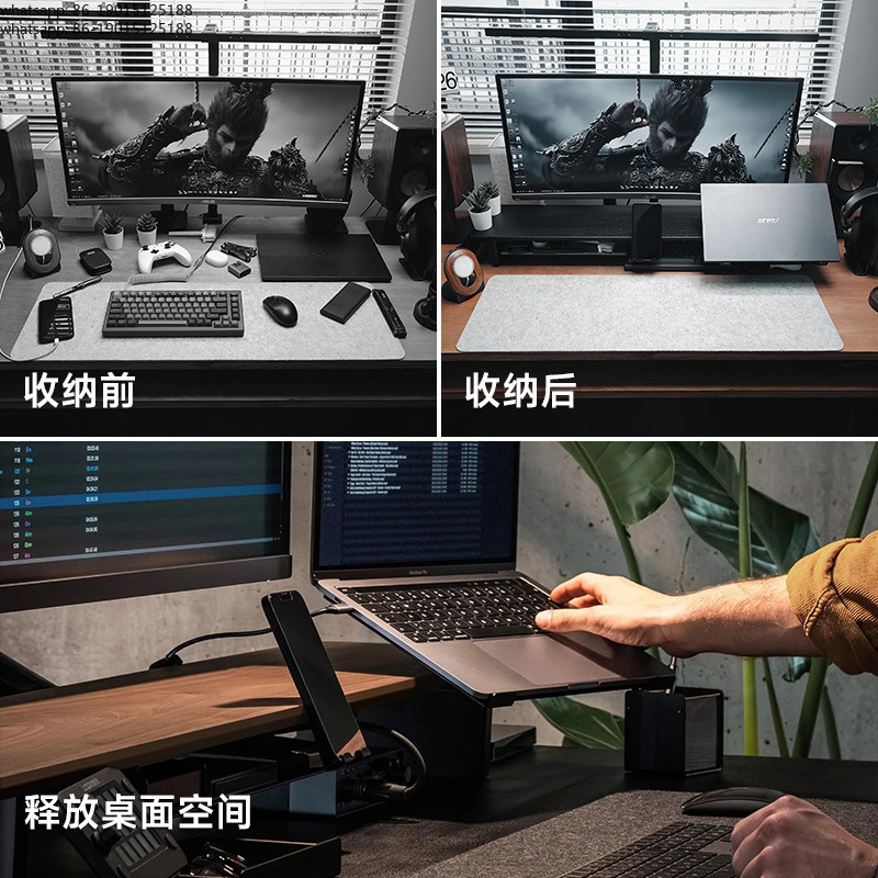 Z3 Modular Monitor Stand Riser - Monitor Riser Wood ulasan dan harga