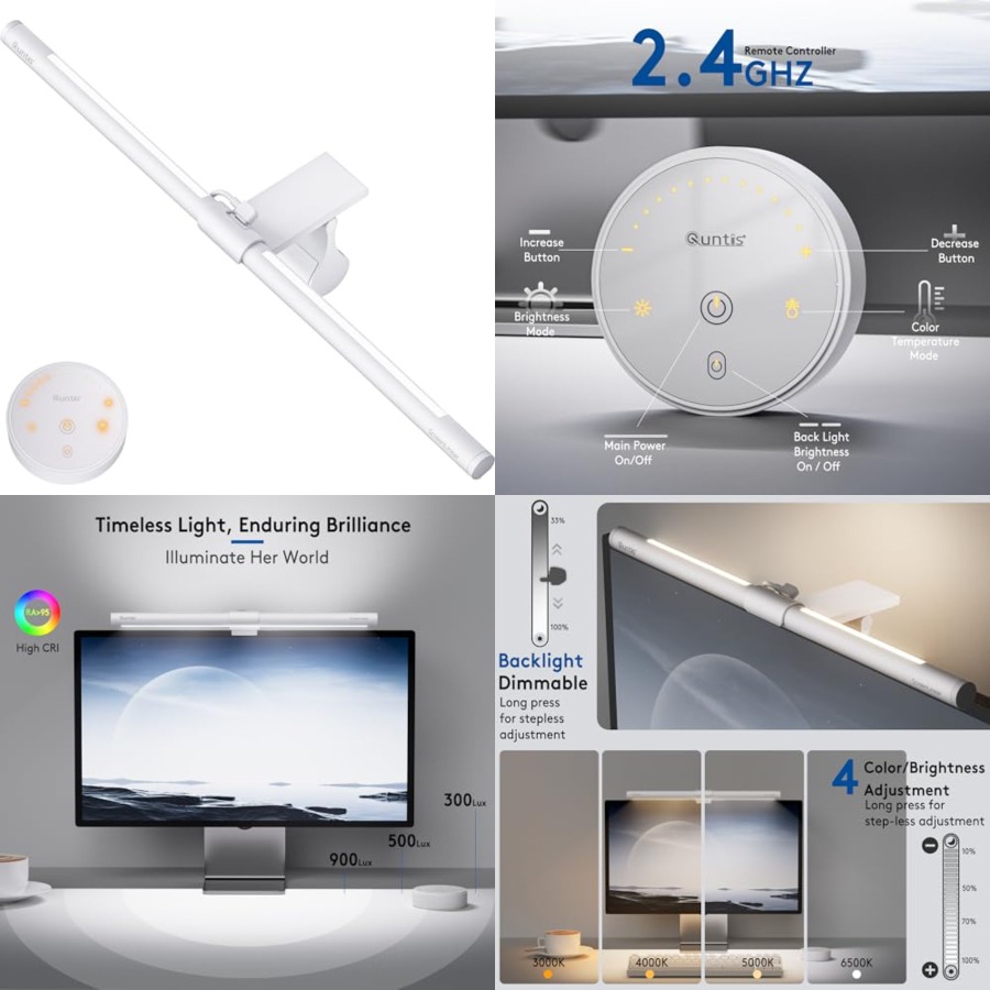 Lampu Meja Monitor dengan Remo - Desk Setup Home Office ulasan dan harga