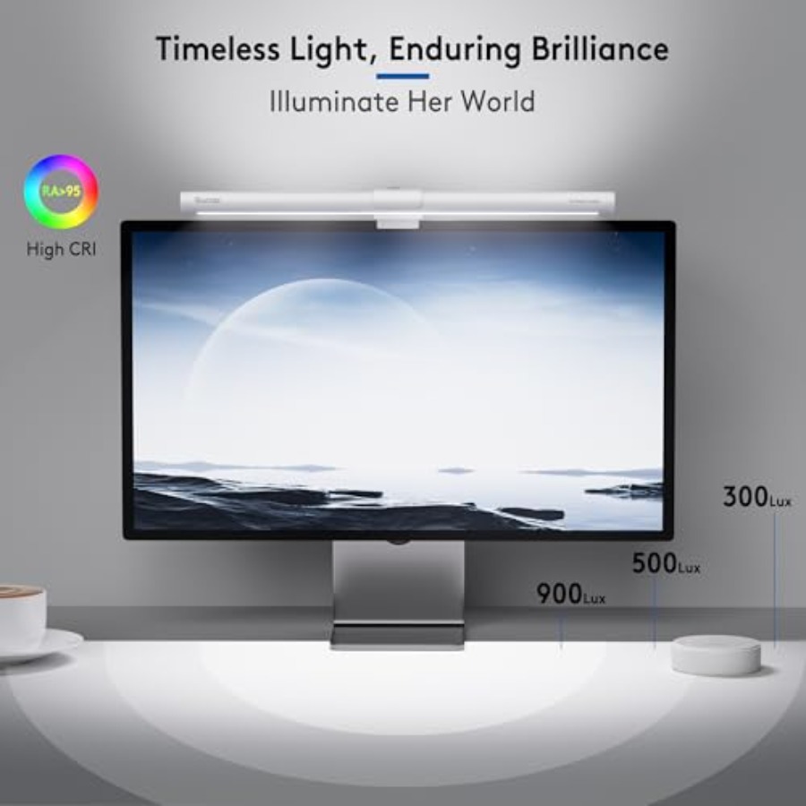 Lampu Meja Monitor dengan Remo - Desk Setup Home Office ulasan dan harga
