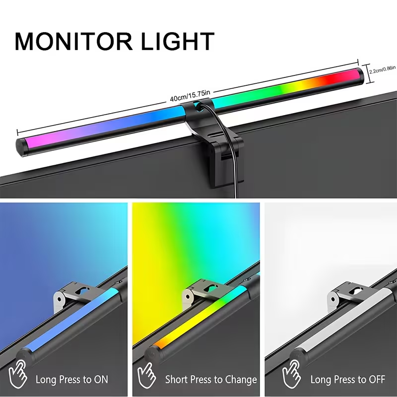 Lampu Monitor RGB Lightbar Atm - Desk Setup Ideas ulasan dan harga