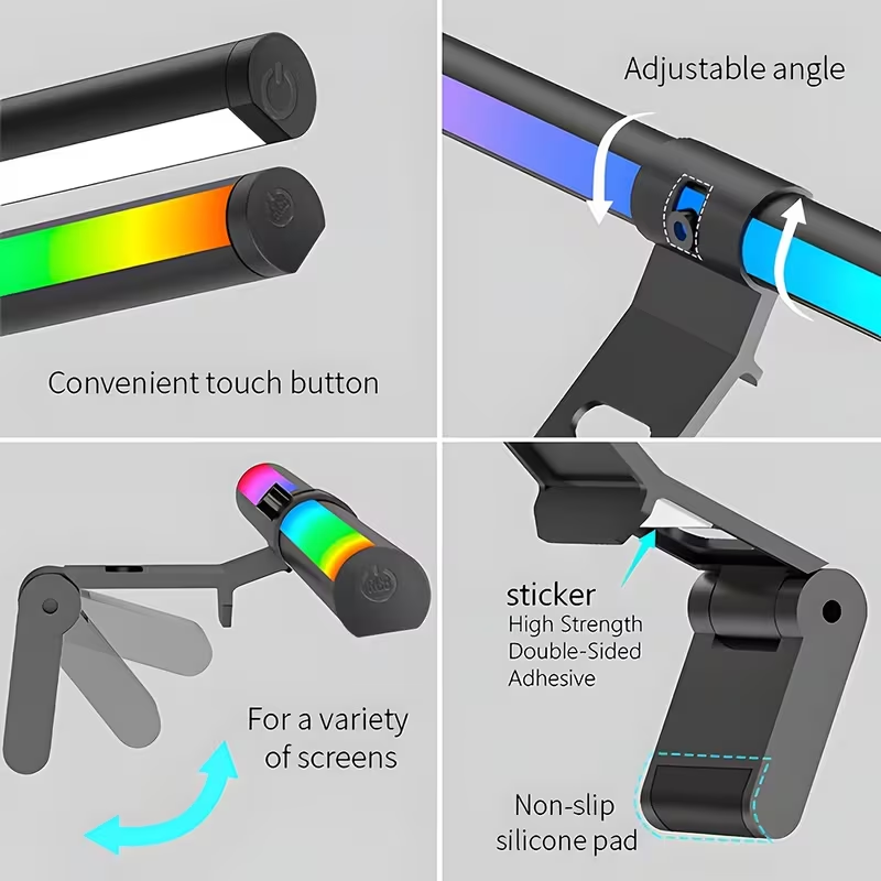 Lampu Monitor RGB Lightbar Atm - Desk Setup Ideas ulasan dan harga
