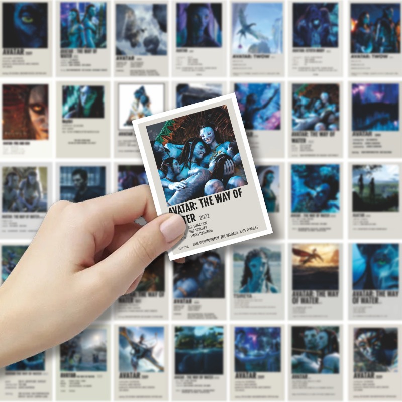 50pcs Stiker Poster Film Avata - Desk Setup Poster ulasan dan harga