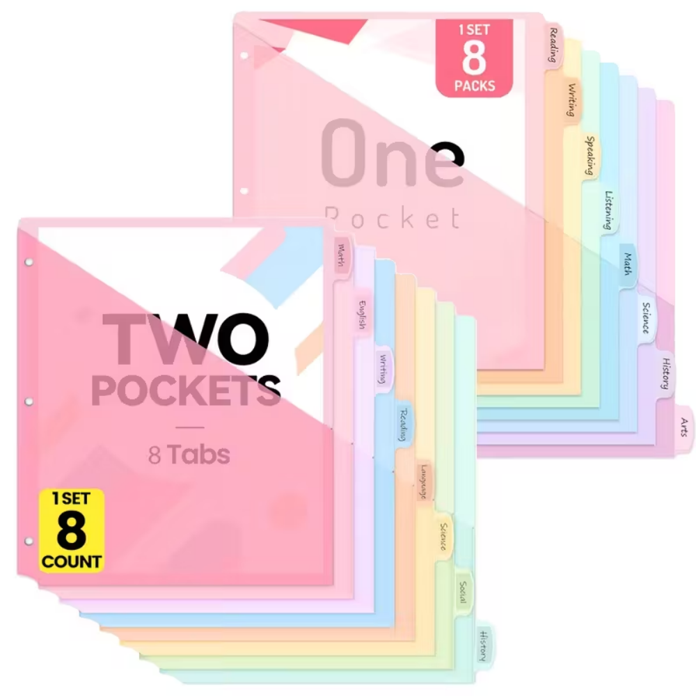 8 Buah Pembagi Untuk Binder 3  - Ring Binder Box ulasan dan harga