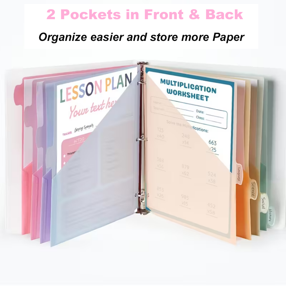 8 Buah Pembagi Untuk Binder 3  - Ring Binder Box ulasan dan harga