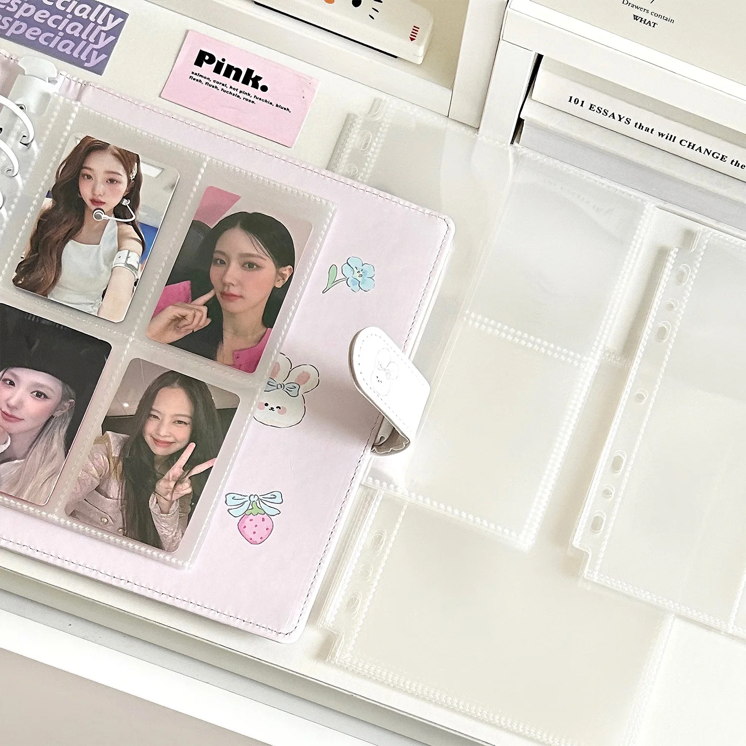 A5 7 lubang transparan pemegan - Ring Binder Box ulasan dan harga