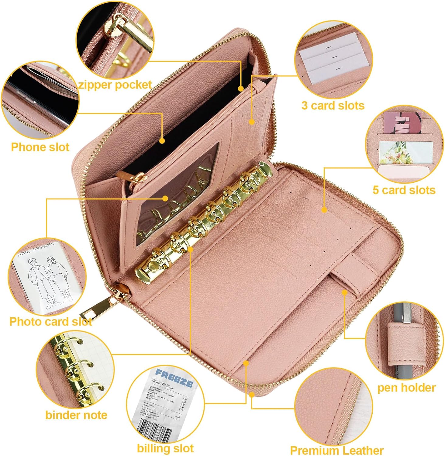 A7 Pengikat Anggaran Kulit Dom - Ring Binder Box ulasan dan harga