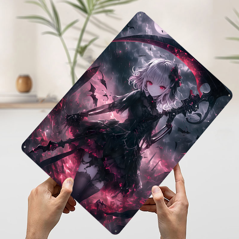 Poster Gadis Grim Reaper Setan - Desk Setup Poster ulasan dan harga