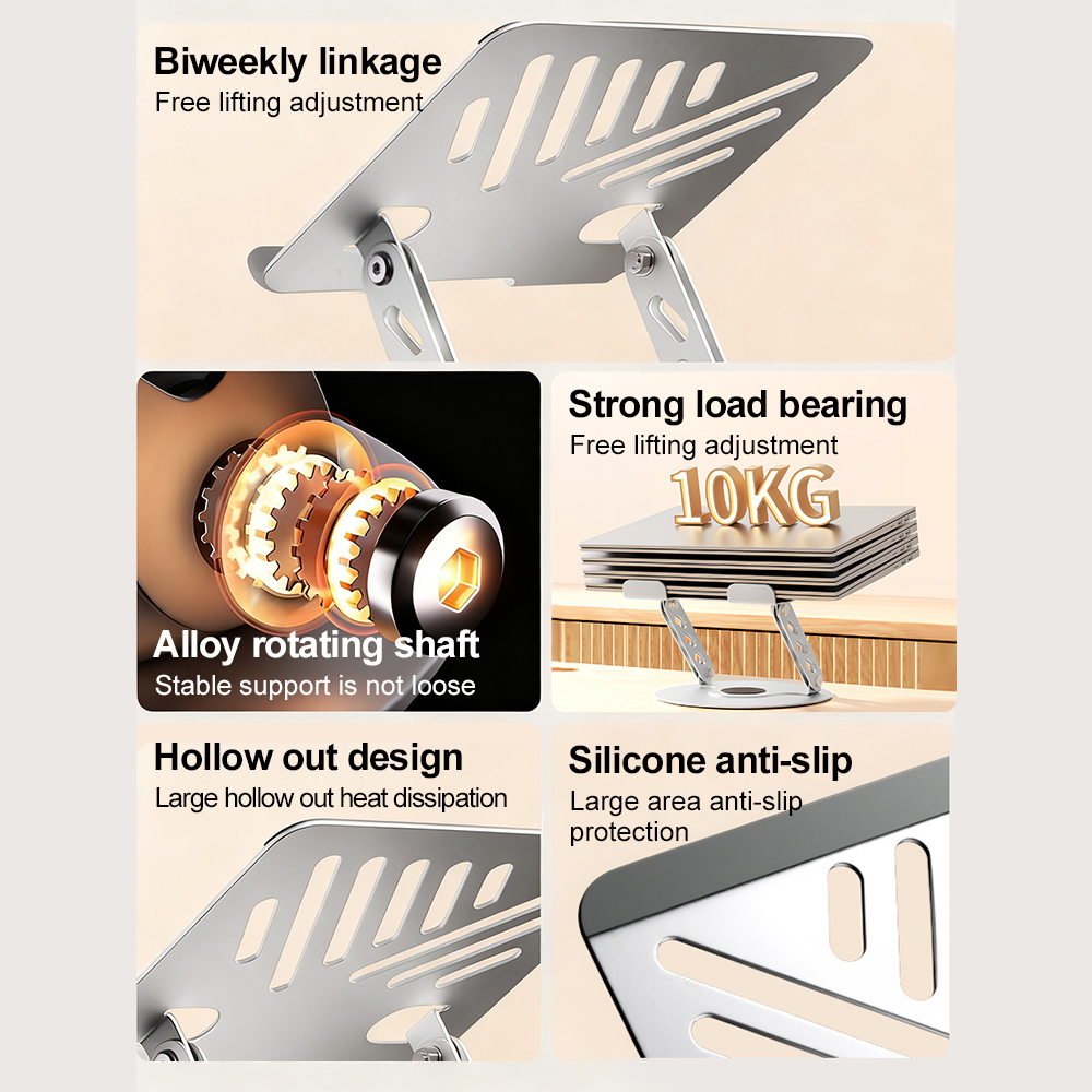 360 °   Dudukan Laptop Putar y - Desk Setup Home Office ulasan dan harga