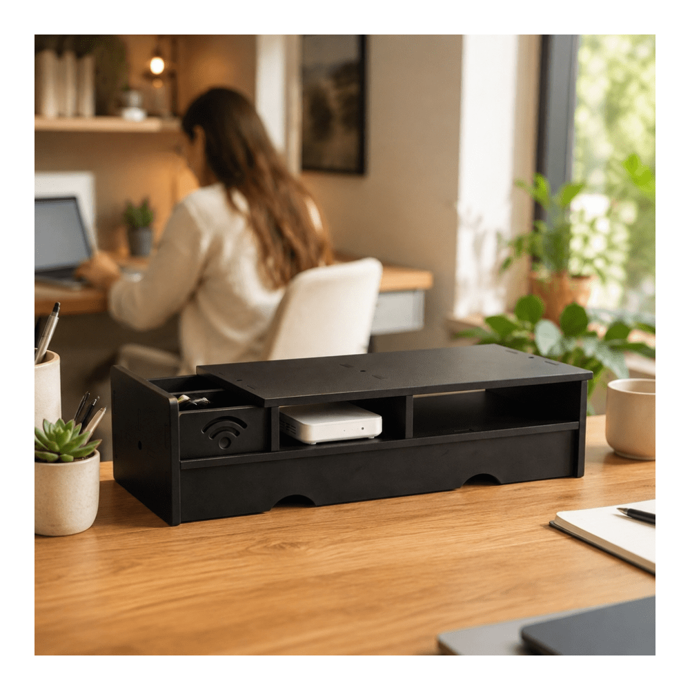 Kotak Penyimpanan Router WiFi  - Desk Setup Tech ulasan dan harga
