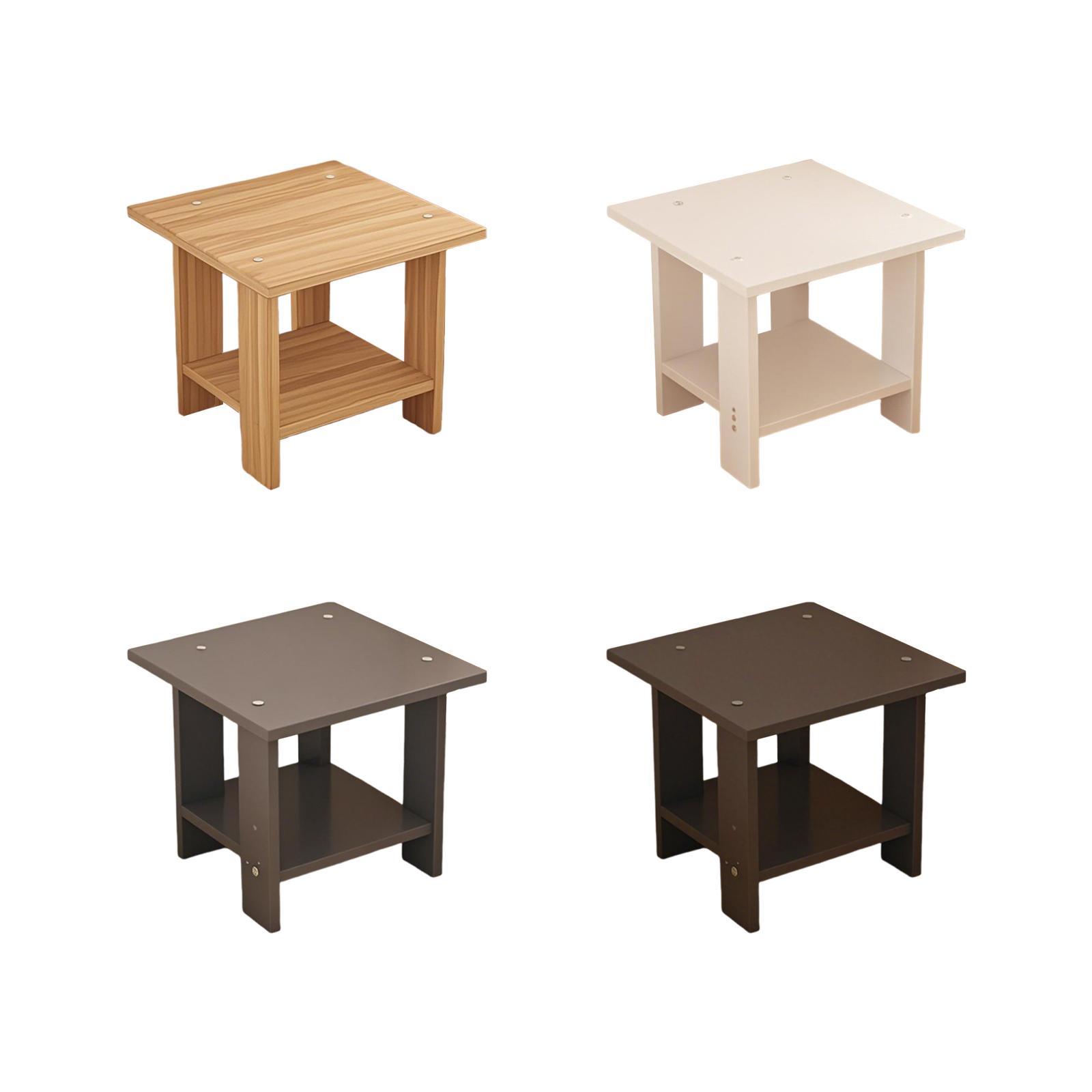 Meja Samping Kayu Dua Lapis Mu - Desk Setup Ideas ulasan dan harga