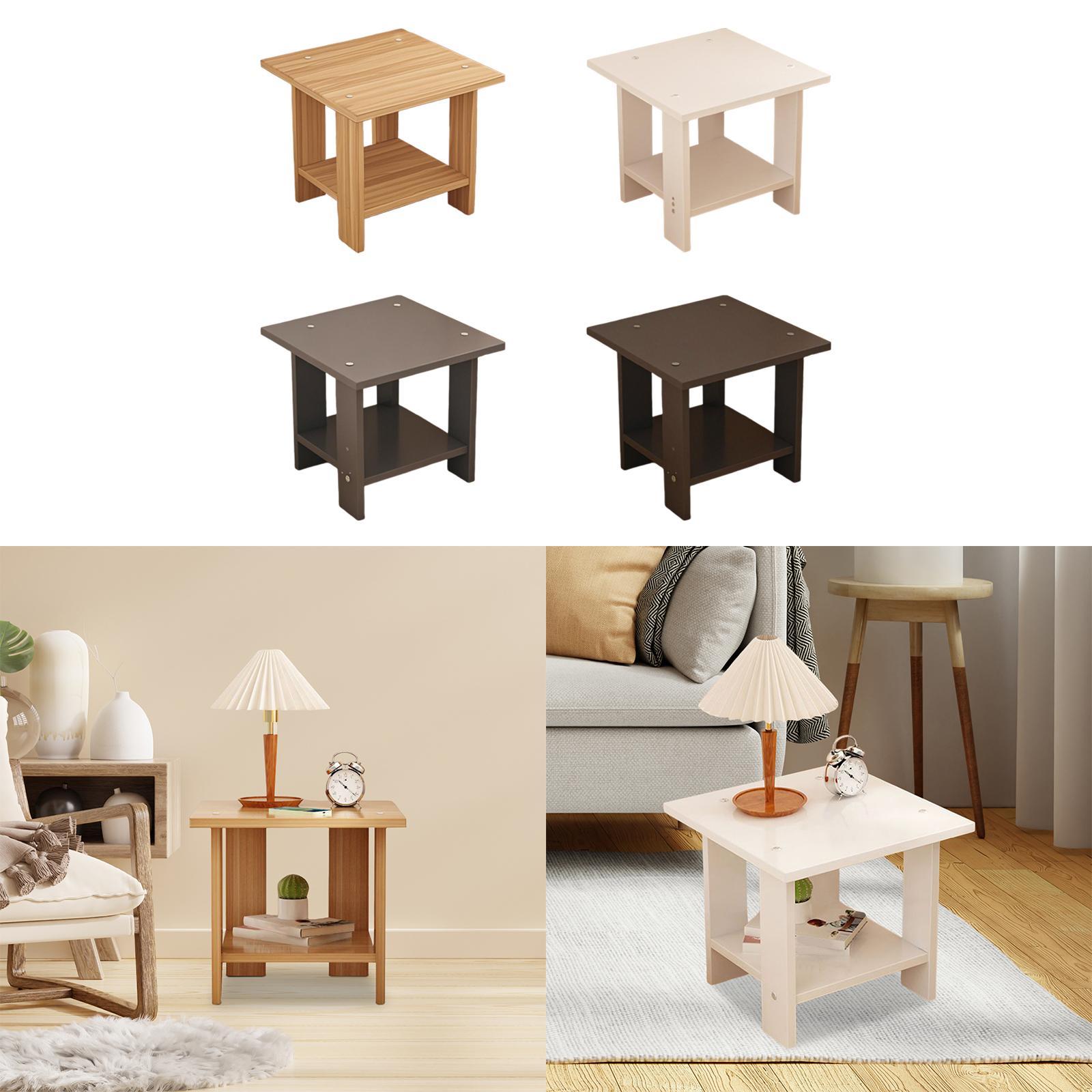 Meja Samping Kayu Dua Lapis Mu - Desk Setup Ideas ulasan dan harga