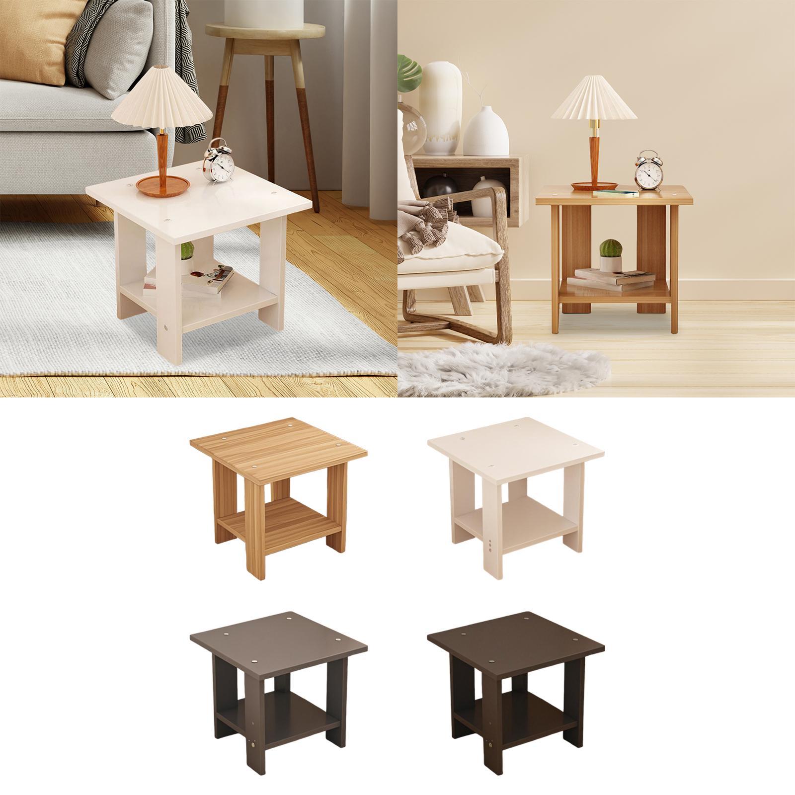 Meja Samping Kayu Dua Lapis Mu - Desk Setup Ideas ulasan dan harga