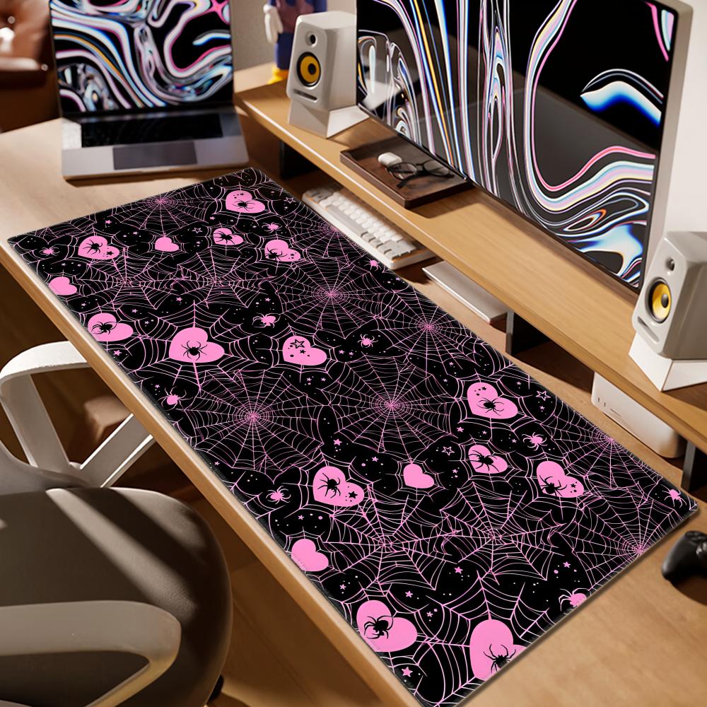 Alas Meja Berbentuk Hati Jarin - Desk Setup Tech ulasan dan harga