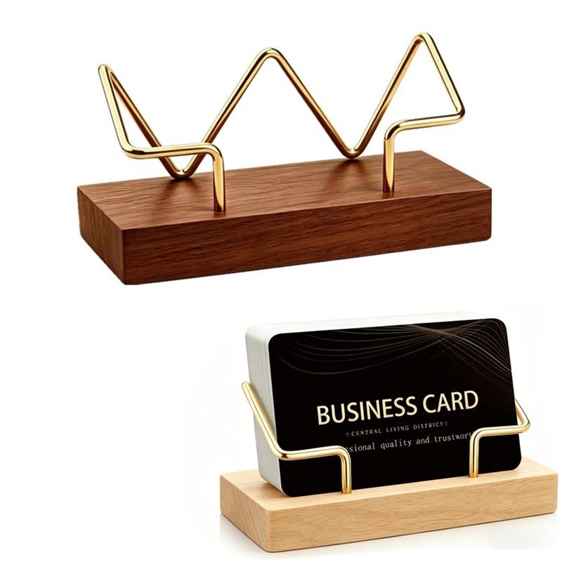 【A8】Tempat Kartu Nama Kayu, Or - Desk Setup Home Office ulasan dan harga