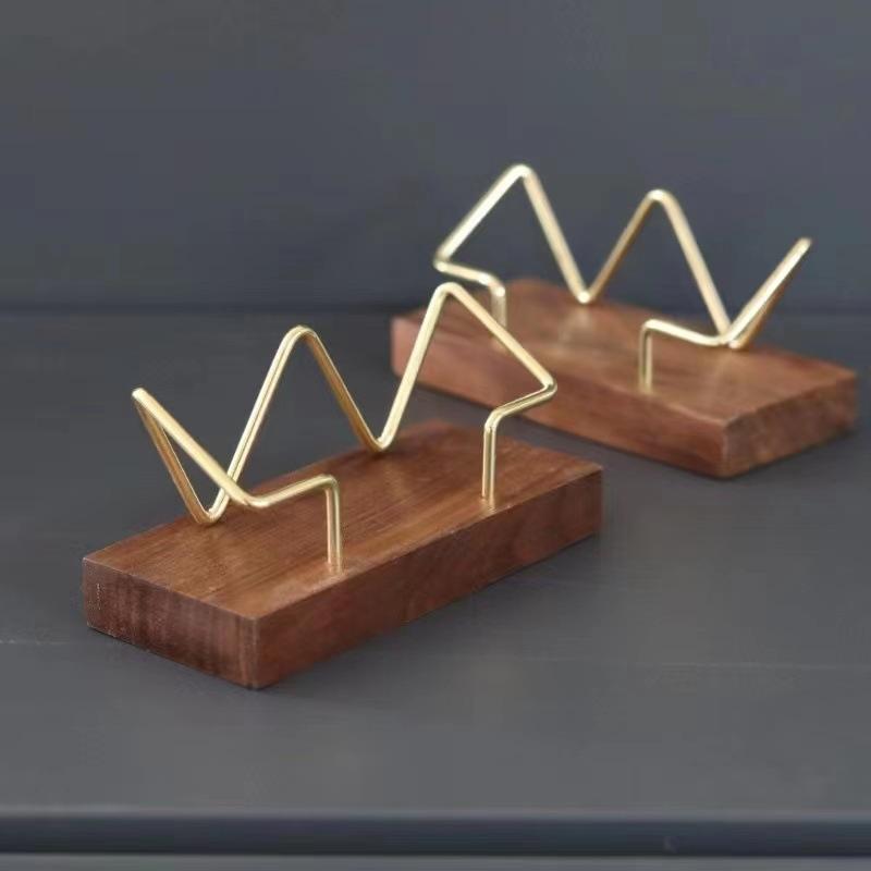 【A8】Tempat Kartu Nama Kayu, Or - Desk Setup Home Office ulasan dan harga