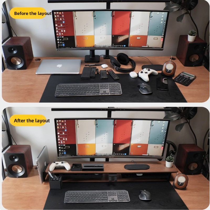 Z3 Pro Modular Monitor Riser S - Monitor Riser Wood ulasan dan harga