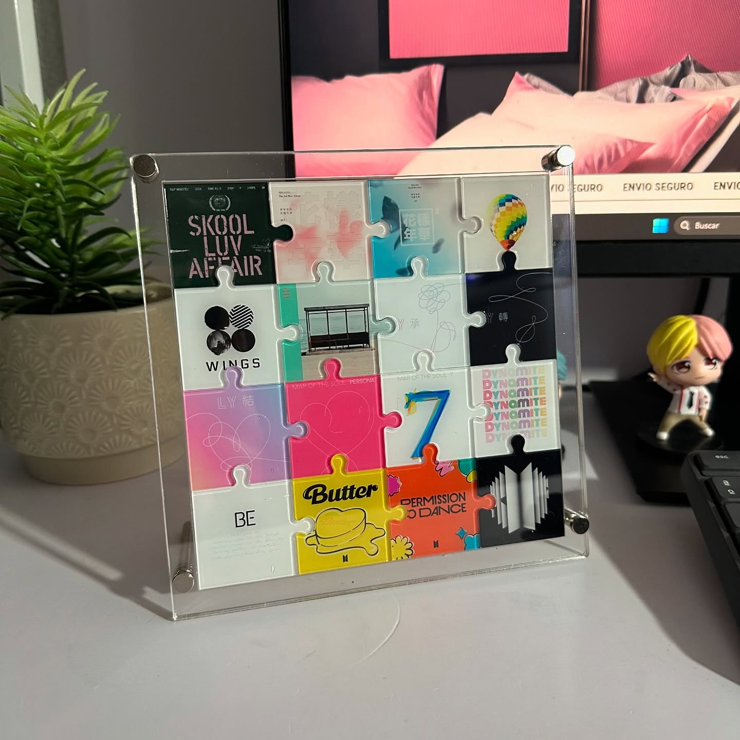 Papan Tampilan Puzzle Akrilik  - Desk Setup Home Office ulasan dan harga