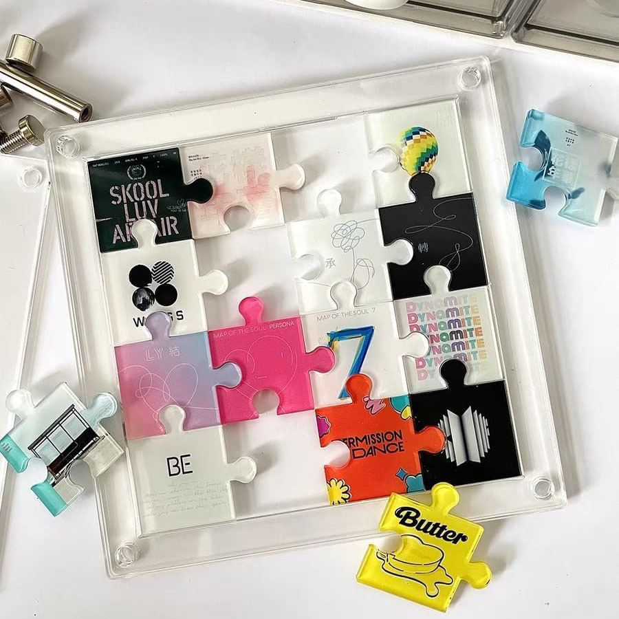 Papan Tampilan Puzzle Akrilik  - Desk Setup Home Office ulasan dan harga