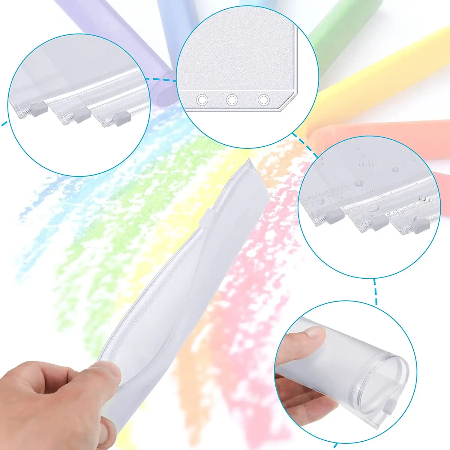 Binder kantong A6 6 lubang rit - Ring Binder Box ulasan dan harga