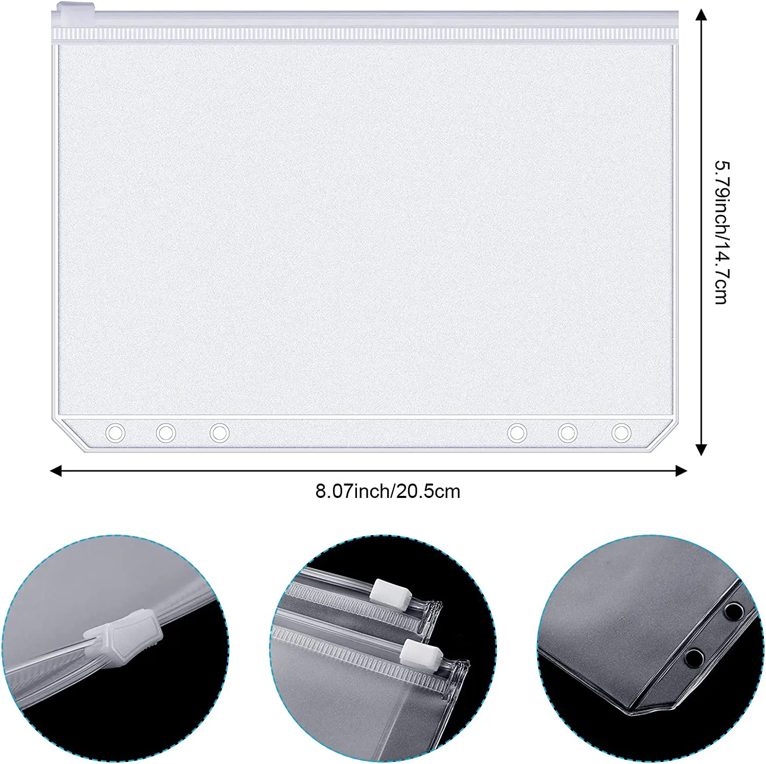 Binder kantong A6 6 lubang rit - Ring Binder Box ulasan dan harga