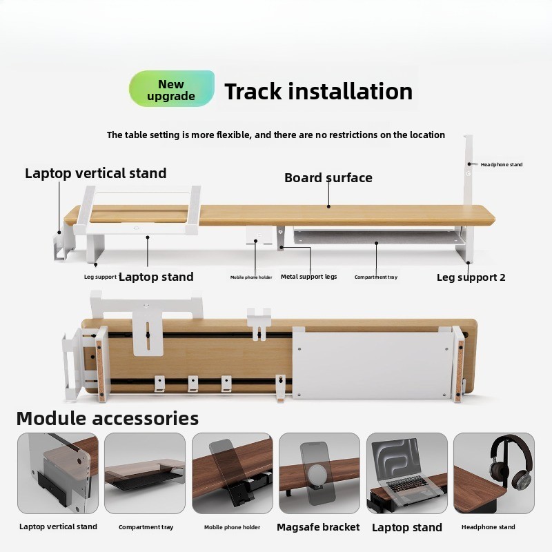 Penyangga Monitor Kayu Solid M - Monitor Riser Wood ulasan dan harga