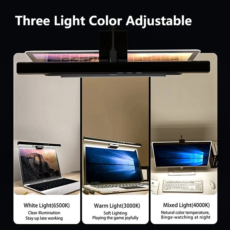 Lampu Meja Baca LED 33cm 50cm, - Desk Setup Tech ulasan dan harga