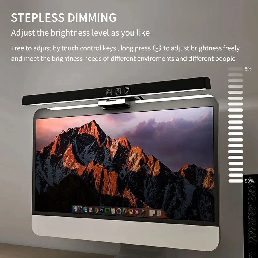 Lampu Meja Baca LED 33cm 50cm, - Desk Setup Tech ulasan dan harga