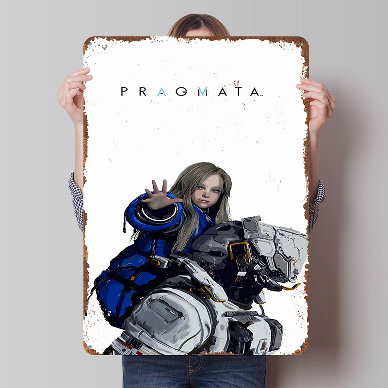 Poster Logam Karakter Game Pra - Desk Setup Poster ulasan dan harga
