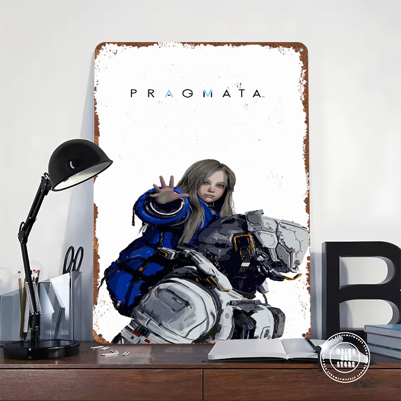 Poster Logam Karakter Game Pra - Desk Setup Poster ulasan dan harga