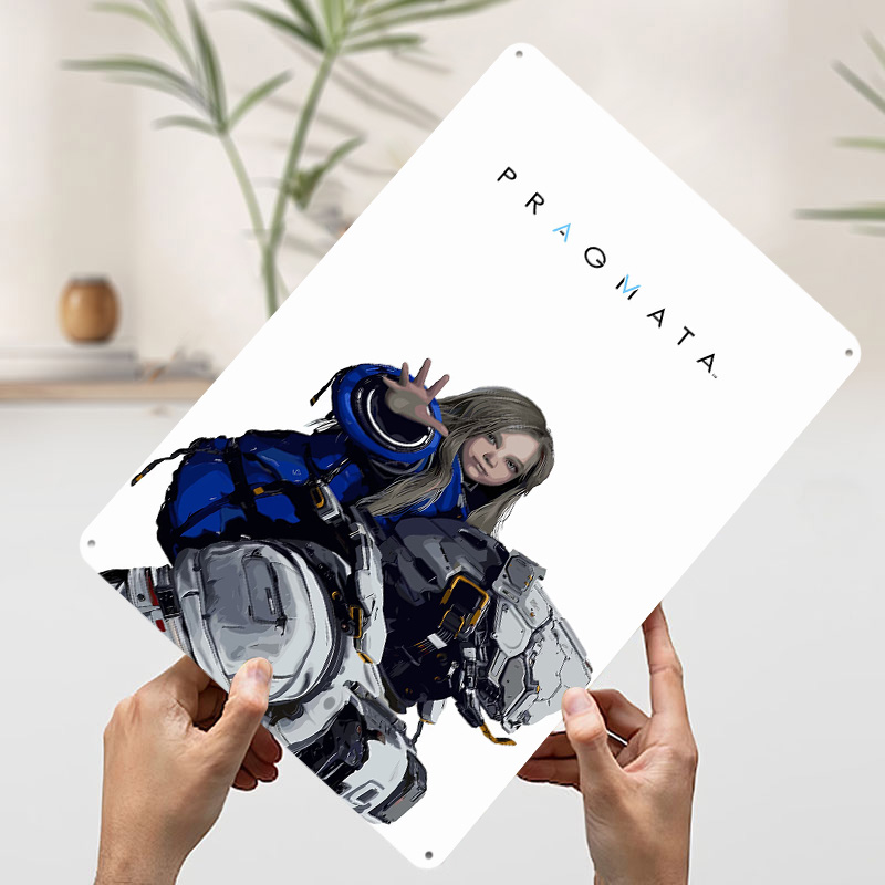 Poster Logam Karakter Game Pra - Desk Setup Poster ulasan dan harga