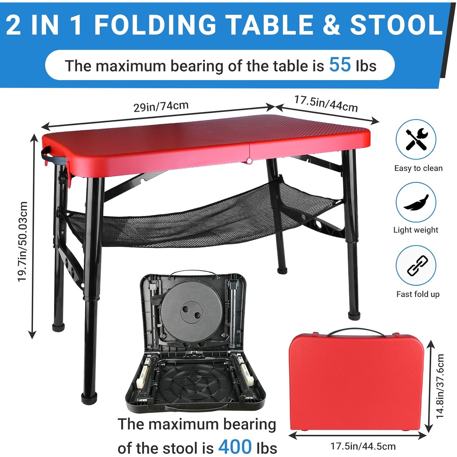 Set Meja & Bangku Lipat Dapat  - Desk Setup Ideas ulasan dan harga