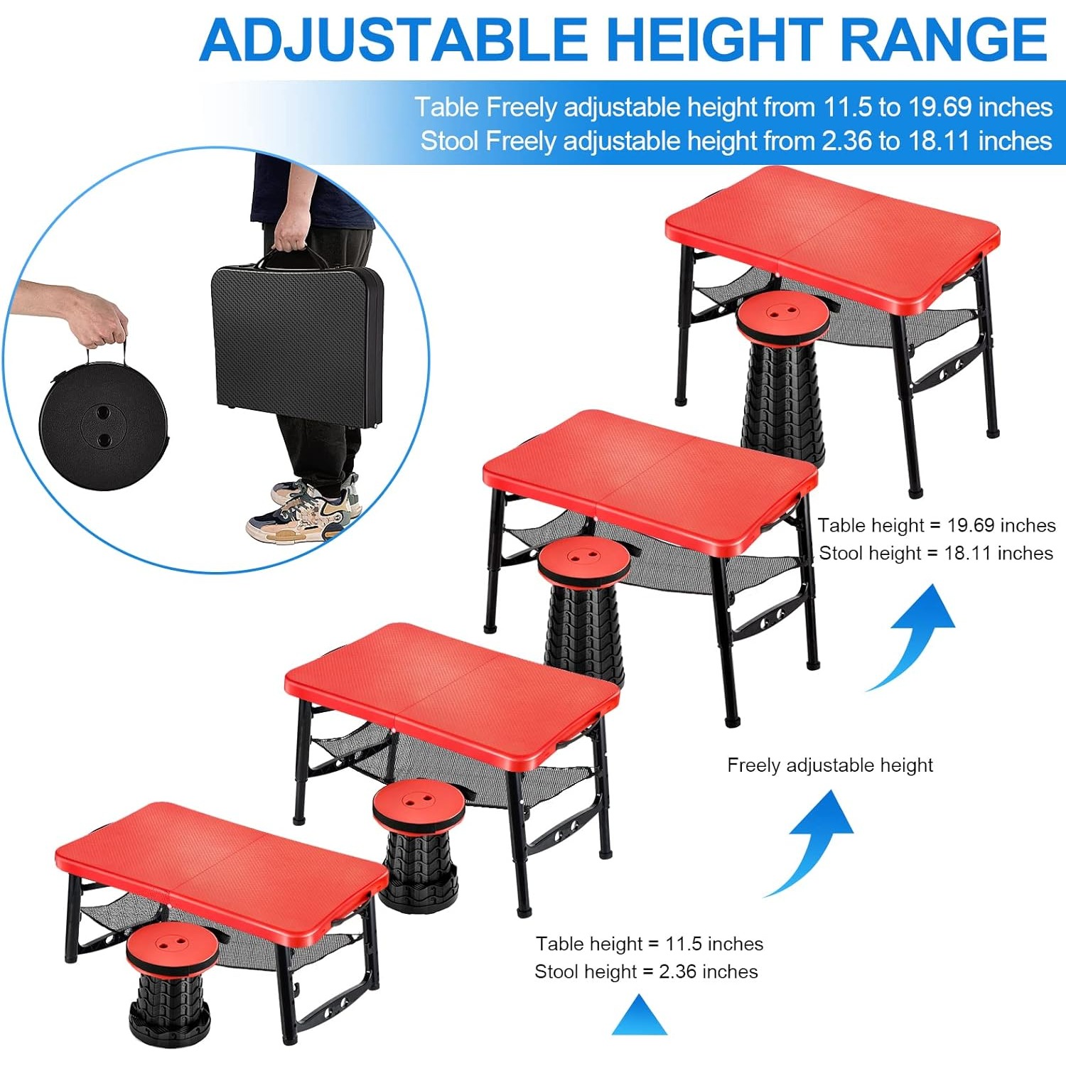 Set Meja & Bangku Lipat Dapat  - Desk Setup Ideas ulasan dan harga