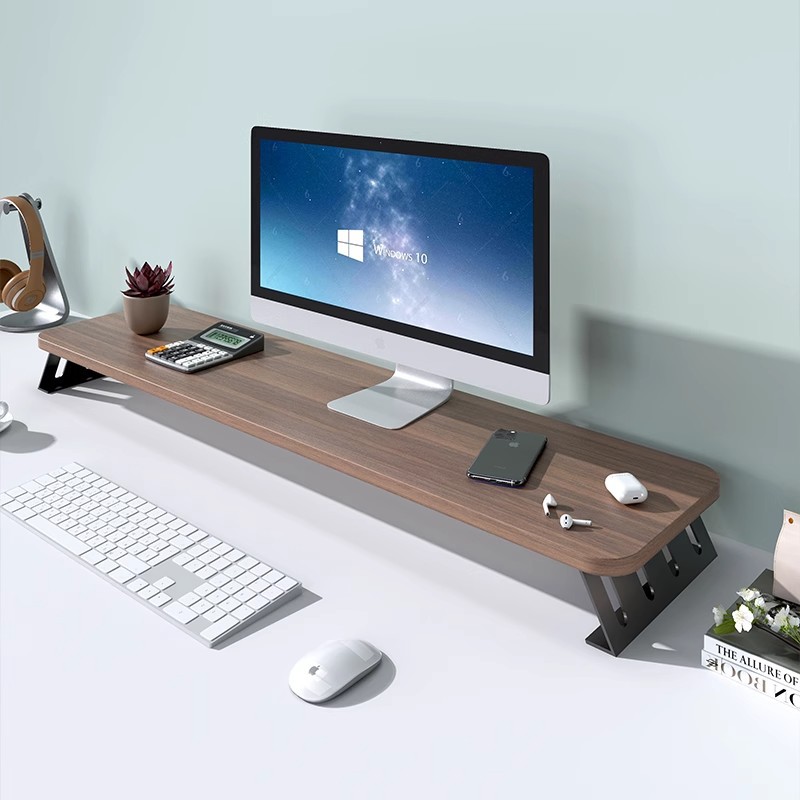Rak Penyimpanan Komputer Deskt - Monitor Riser Wood ulasan dan harga