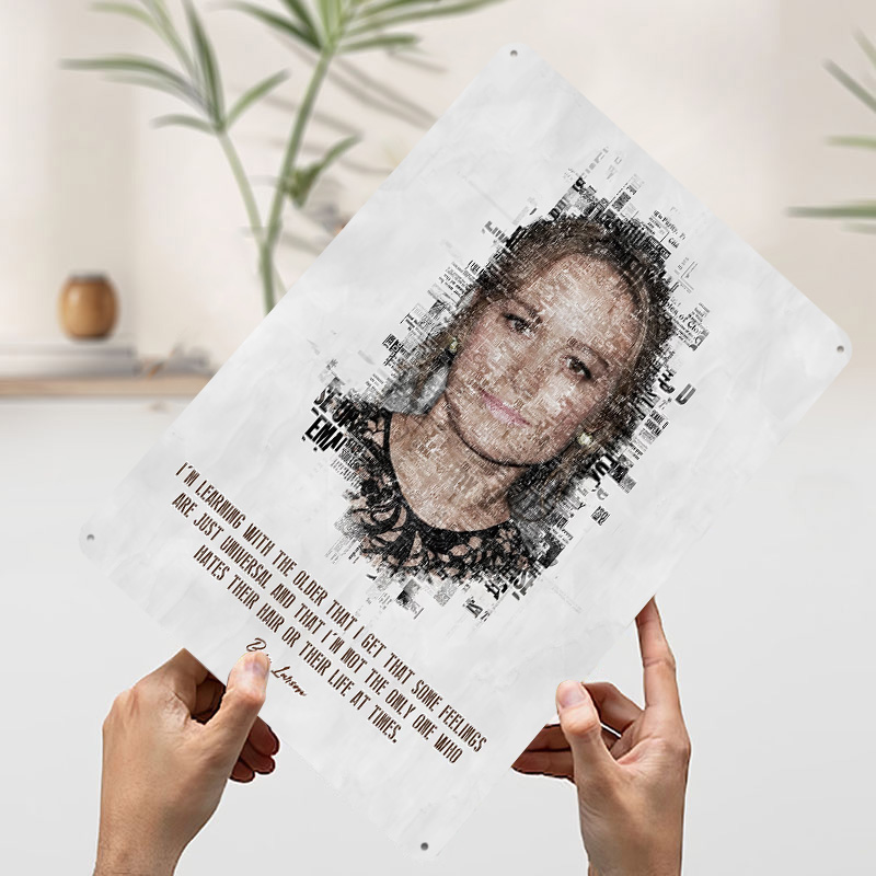 Poster Seni Kutipan Brie Larso - Desk Setup Poster ulasan dan harga